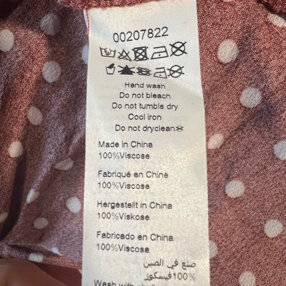 NWT City Chic Tier Spot Maxi Dress Women's Size XXL/24 Toffee Halter Neck Ruffle - Picture 10 of 10